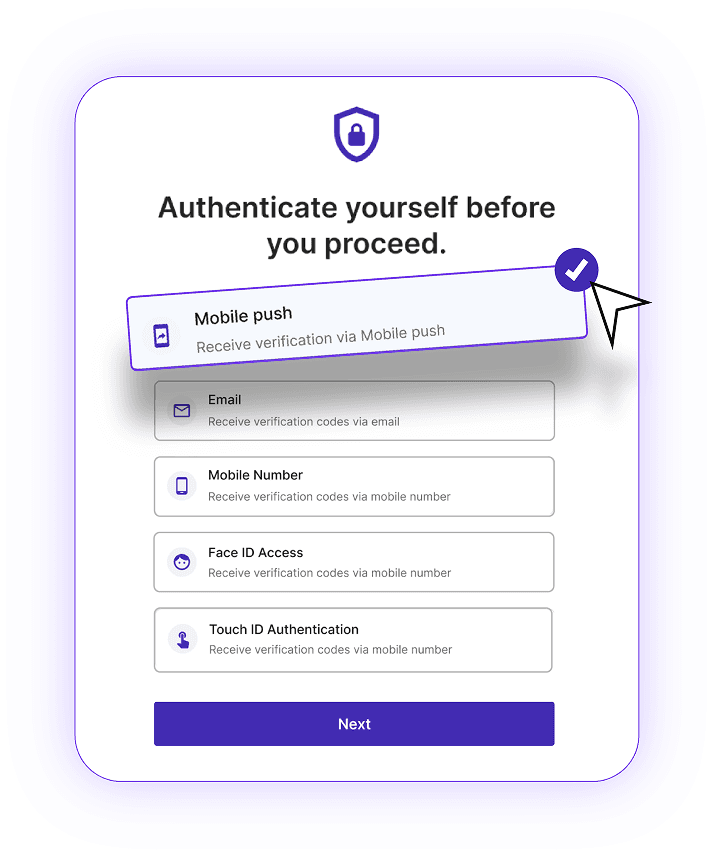 Customize Multi Factor Authentication with Your Preferred Factors