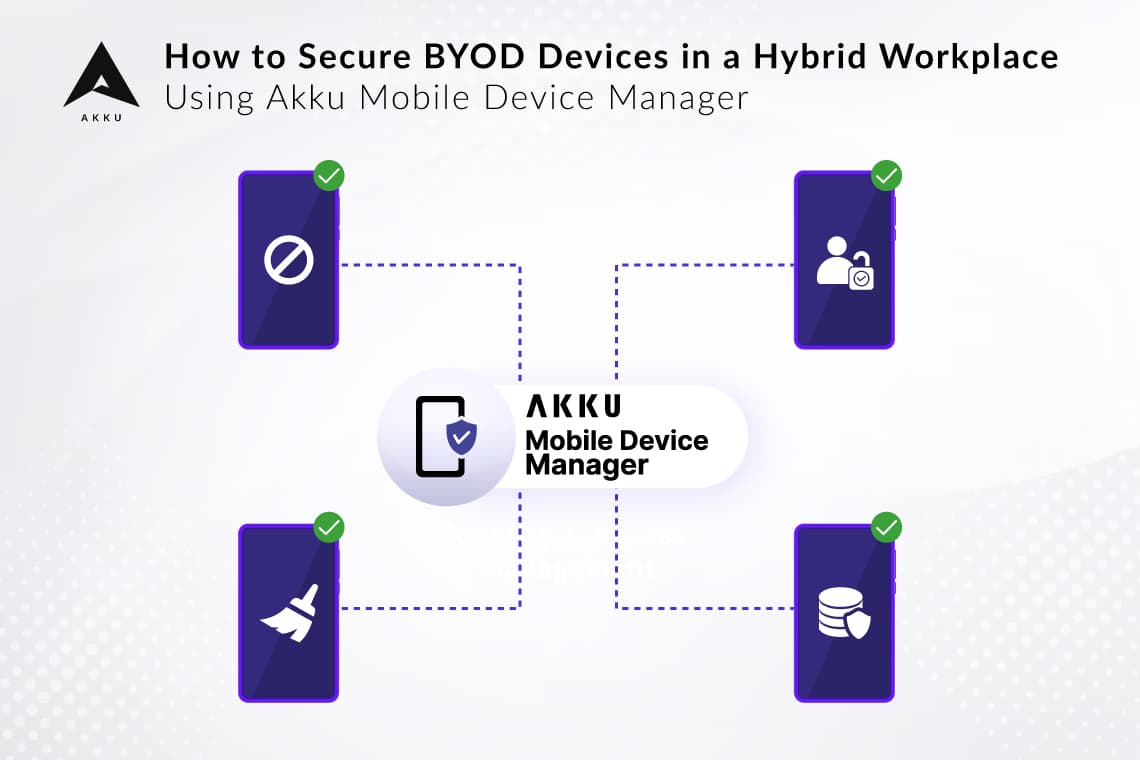 How to Secure BYOD Devices in a Hybrid Workplace Using Akku Mobile Device Manager