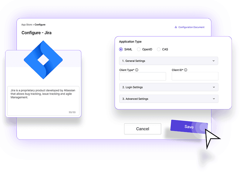 No-Code, Single Click SSO Setup